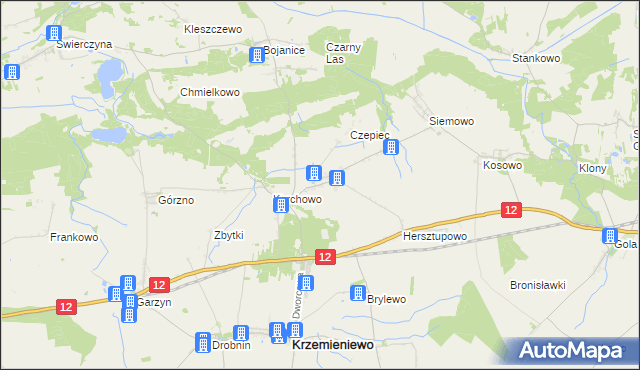 mapa Nowy Belęcin, Nowy Belęcin na mapie Targeo