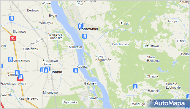 mapa Nowy Bógpomóż, Nowy Bógpomóż na mapie Targeo