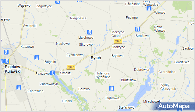 mapa Nowy Dwór gmina Bytoń, Nowy Dwór gmina Bytoń na mapie Targeo