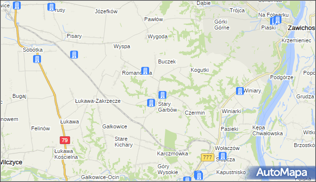 mapa Nowy Garbów, Nowy Garbów na mapie Targeo