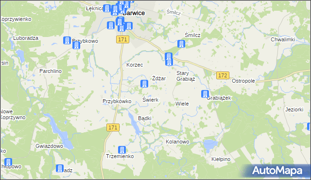 mapa Nowy Grabiąż, Nowy Grabiąż na mapie Targeo