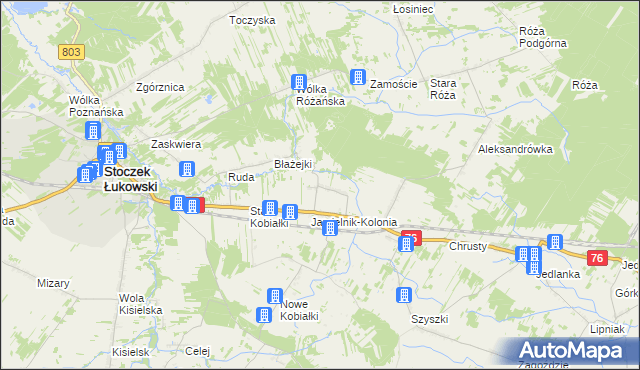 mapa Nowy Jamielnik, Nowy Jamielnik na mapie Targeo