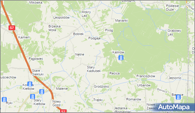 mapa Nowy Kadłubek, Nowy Kadłubek na mapie Targeo