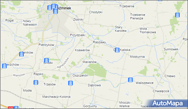 mapa Nowy Karolew, Nowy Karolew na mapie Targeo