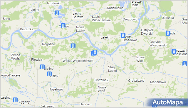 mapa Nowy Lubiel, Nowy Lubiel na mapie Targeo