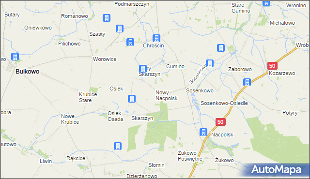 mapa Nowy Nacpolsk, Nowy Nacpolsk na mapie Targeo