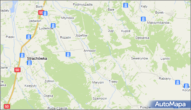 mapa Nowy Świętochów, Nowy Świętochów na mapie Targeo