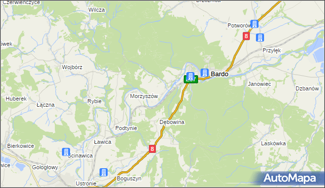 mapa Opolnica, Opolnica na mapie Targeo