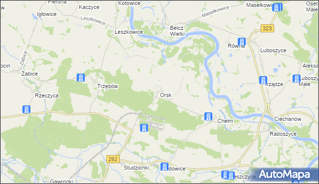 mapa Orsk, Orsk na mapie Targeo