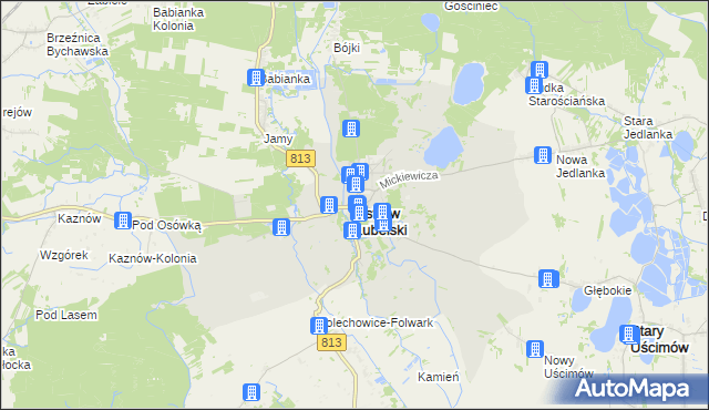 mapa Ostrów Lubelski, Ostrów Lubelski na mapie Targeo