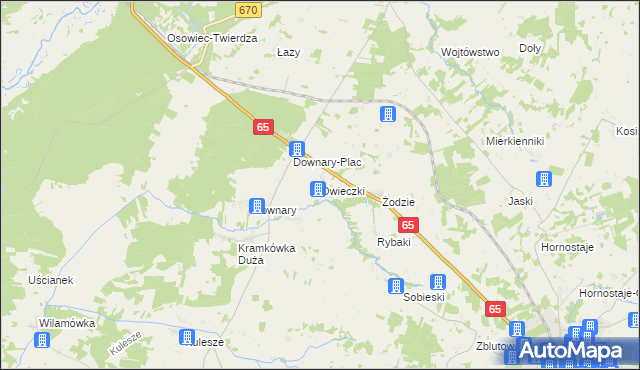 mapa Owieczki gmina Goniądz, Owieczki gmina Goniądz na mapie Targeo