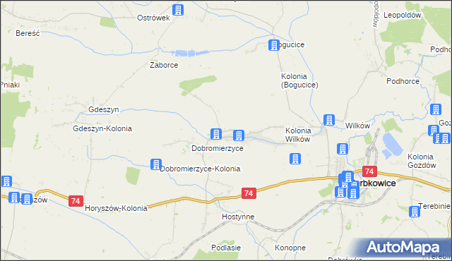 mapa Peresołowice, Peresołowice na mapie Targeo