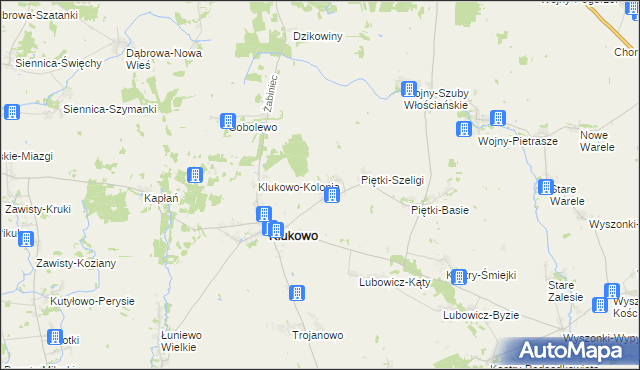 mapa Piętki-Gręzki, Piętki-Gręzki na mapie Targeo