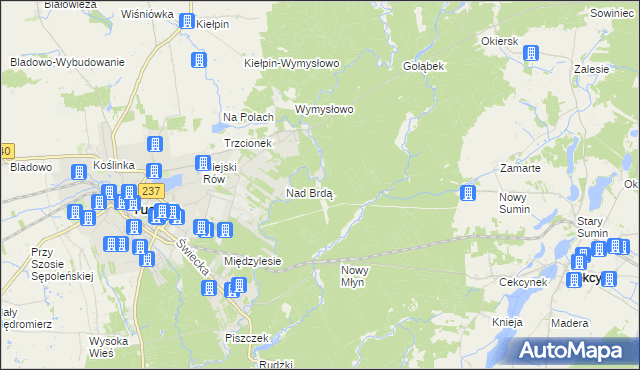 mapa Plaskosz, Plaskosz na mapie Targeo