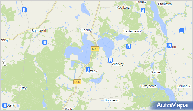 mapa Plenowo, Plenowo na mapie Targeo