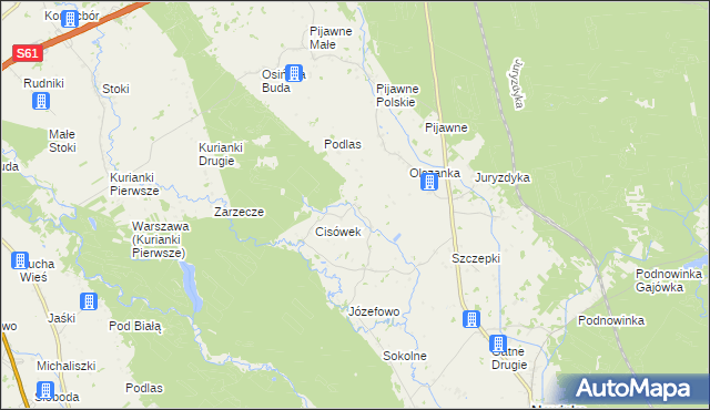 mapa Podkrólówek, Podkrólówek na mapie Targeo