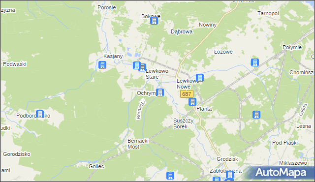 mapa Podlewkowie, Podlewkowie na mapie Targeo