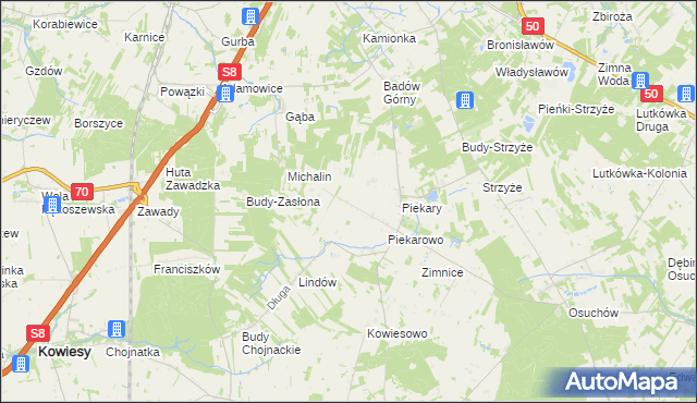 mapa Podlindowo, Podlindowo na mapie Targeo