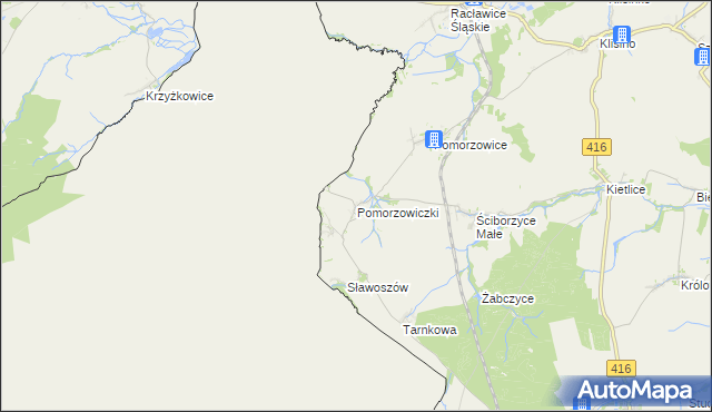 mapa Pomorzowiczki, Pomorzowiczki na mapie Targeo