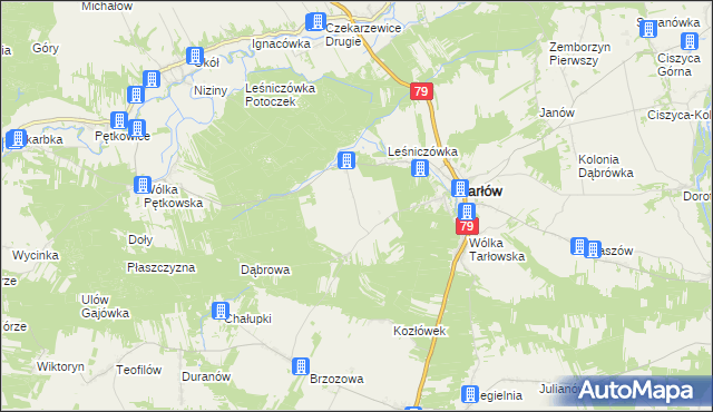 mapa Potoczek-Kolonia, Potoczek-Kolonia na mapie Targeo