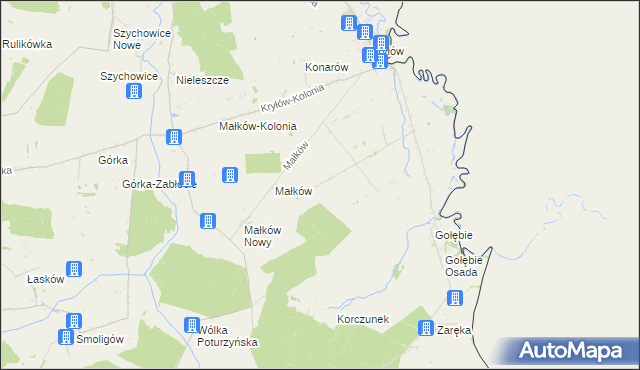 mapa Prehoryłe, Prehoryłe na mapie Targeo