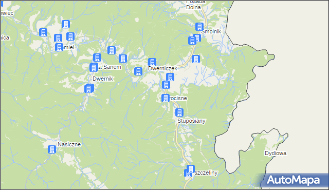 mapa Procisne, Procisne na mapie Targeo