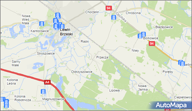 mapa Przecza, Przecza na mapie Targeo