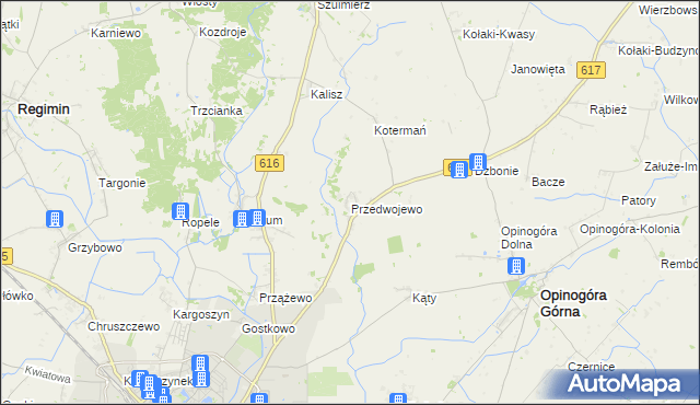 mapa Przedwojewo, Przedwojewo na mapie Targeo