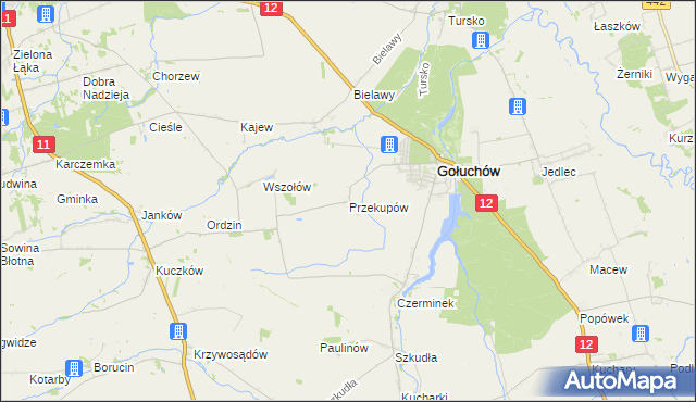 mapa Przekupów, Przekupów na mapie Targeo