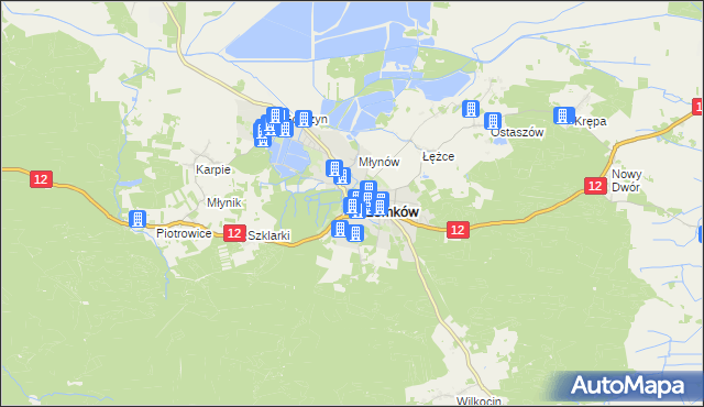mapa Przemków, Przemków na mapie Targeo