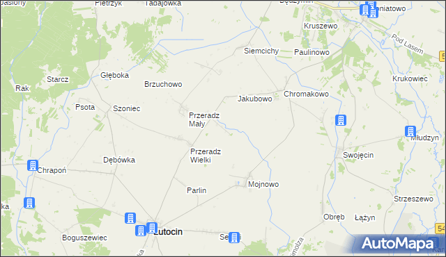 mapa Przeradz Nowy, Przeradz Nowy na mapie Targeo