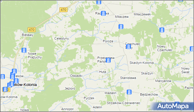 mapa Przespolew Pański, Przespolew Pański na mapie Targeo