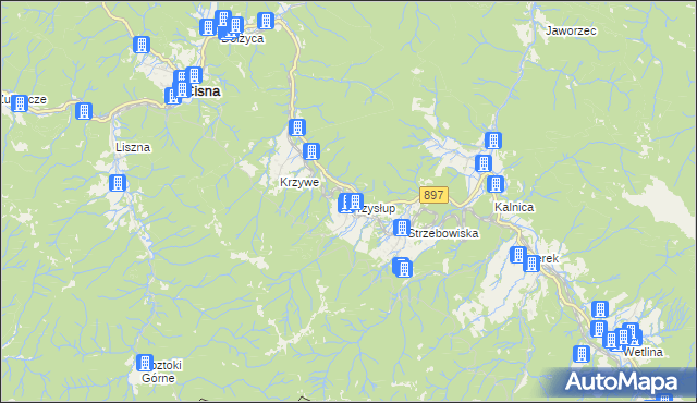 mapa Przysłup, Przysłup na mapie Targeo