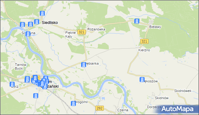 mapa Radocin, Radocin na mapie Targeo