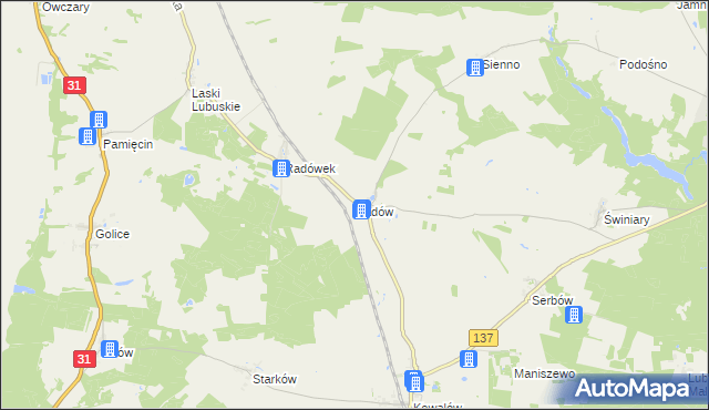 mapa Radów, Radów na mapie Targeo