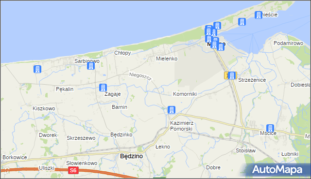 mapa Radzichowo, Radzichowo na mapie Targeo