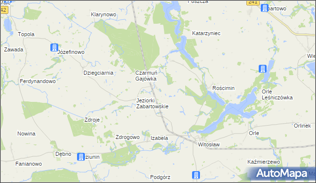 mapa Rajgród gmina Mrocza, Rajgród gmina Mrocza na mapie Targeo