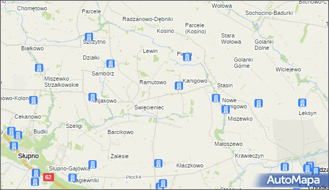 mapa Ramutówko, Ramutówko na mapie Targeo