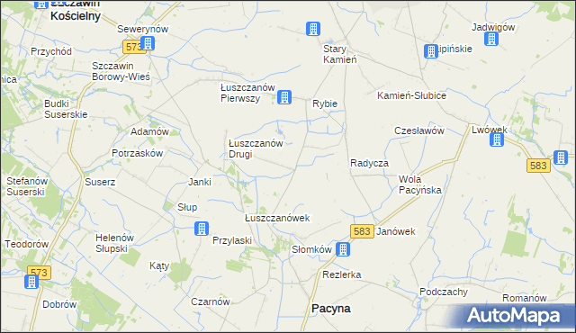 mapa Robertów, Robertów na mapie Targeo