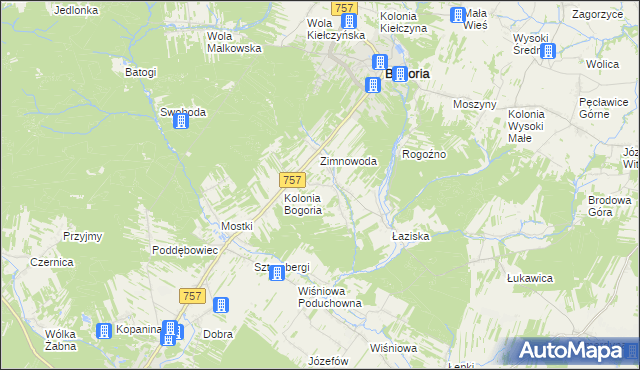 mapa Rosołówka, Rosołówka na mapie Targeo