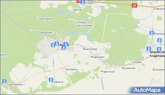 mapa Równopole, Równopole na mapie Targeo