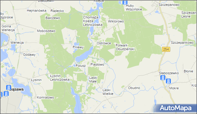 mapa Rozalinowo, Rozalinowo na mapie Targeo