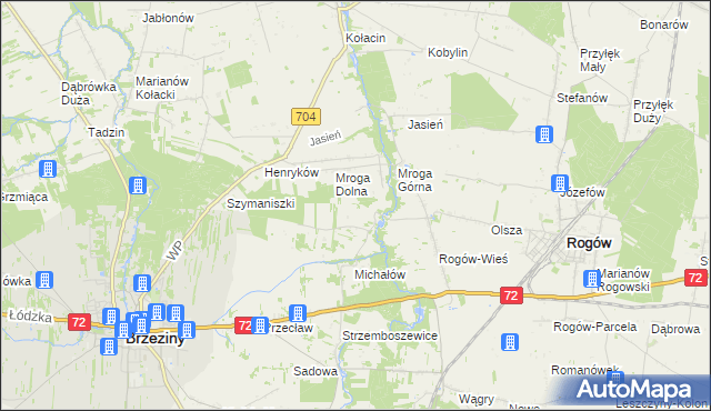 mapa Rozworzyn, Rozworzyn na mapie Targeo