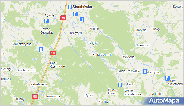 mapa Ruda-Czernik, Ruda-Czernik na mapie Targeo