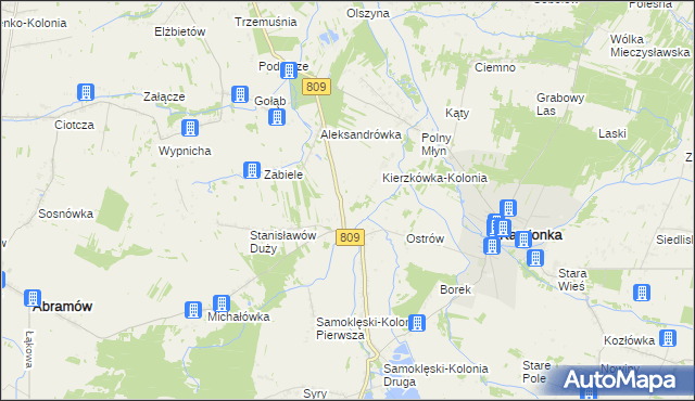 mapa Rudka Gołębska, Rudka Gołębska na mapie Targeo
