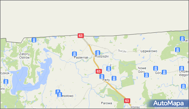 mapa Rudziszki, Rudziszki na mapie Targeo