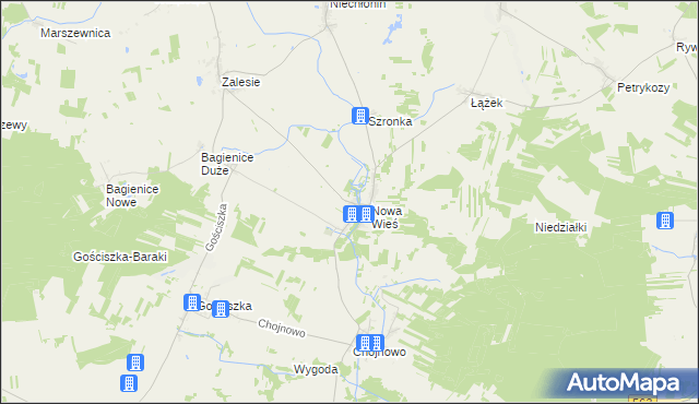 mapa Sarnowo gmina Kuczbork-Osada, Sarnowo gmina Kuczbork-Osada na mapie Targeo