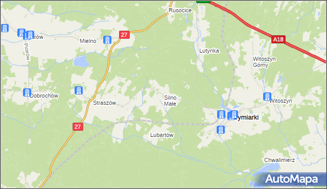 mapa Silno Małe, Silno Małe na mapie Targeo