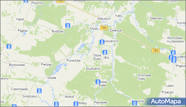 mapa Silpia Duża, Silpia Duża na mapie Targeo