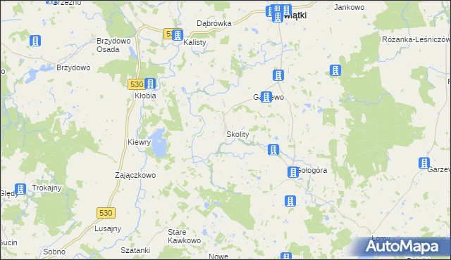 mapa Skolity, Skolity na mapie Targeo